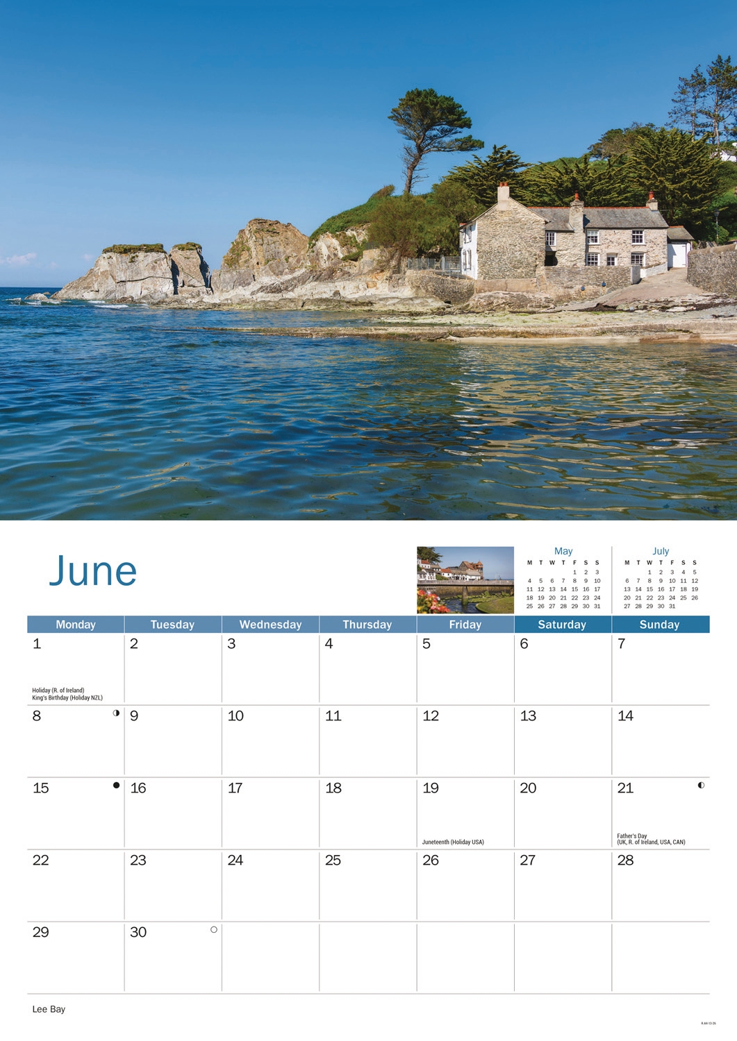 CALENDAR,A4,North Devon [Packs Only]