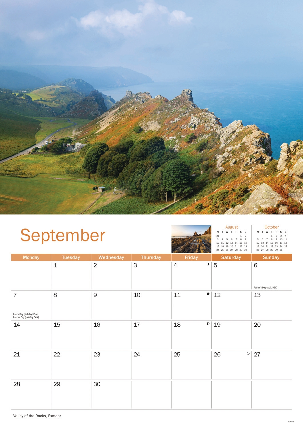 CALENDAR,A4,North Devon [Packs Only]