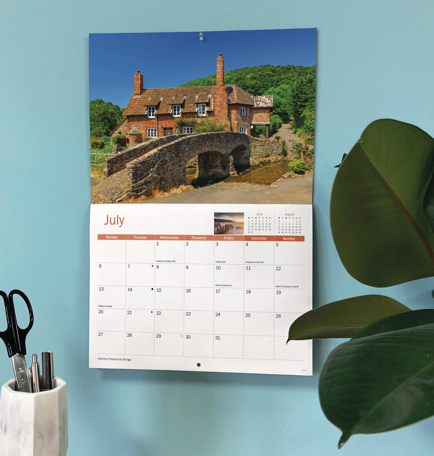 CALENDAR,A4,Somerset [Packs Only]