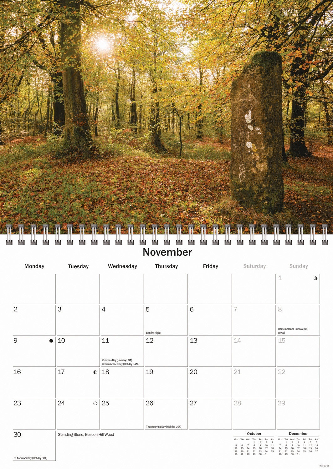 CALENDAR,A5,Somerset [Packs Only]