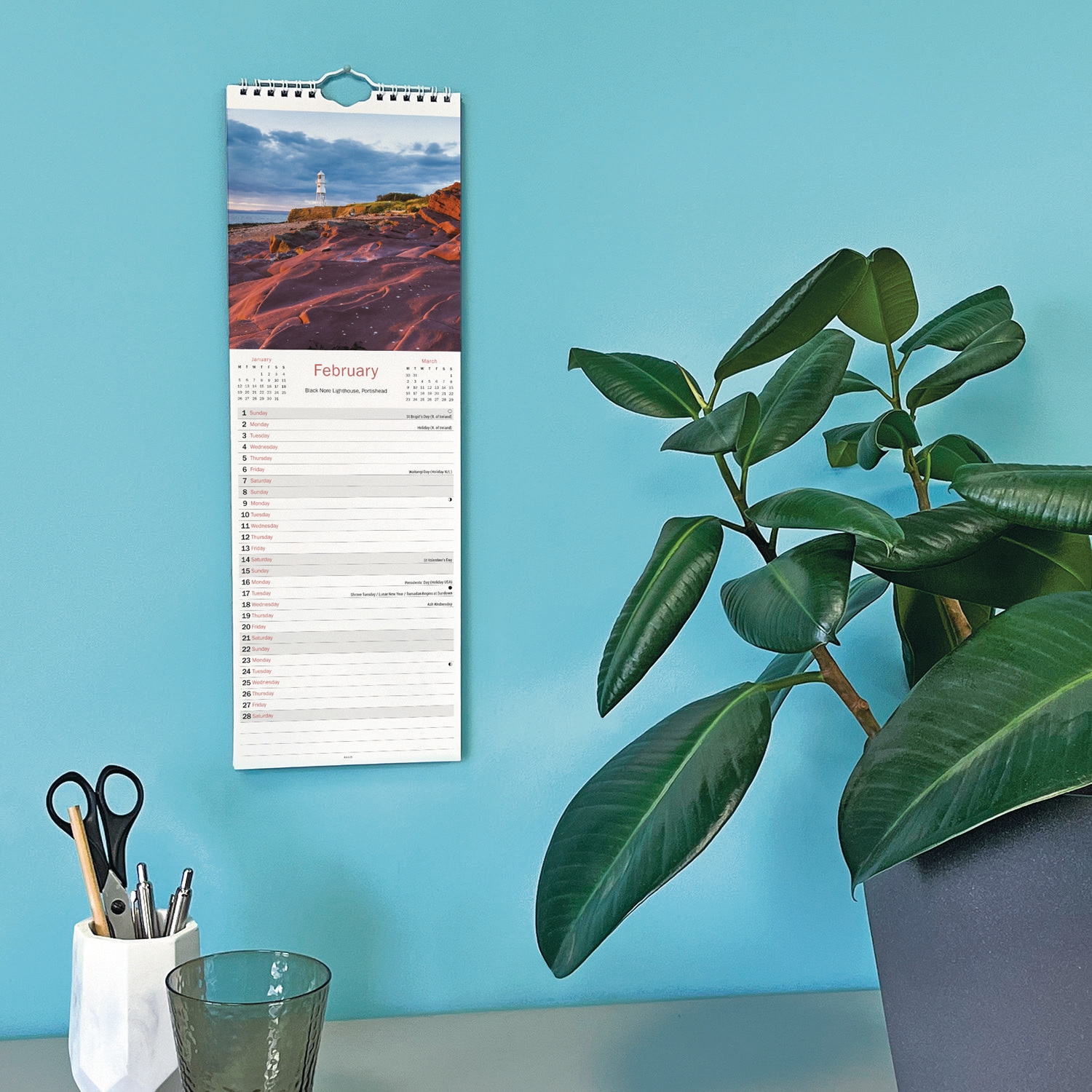 CALENDAR,Slim,Somerset [Packs Only]