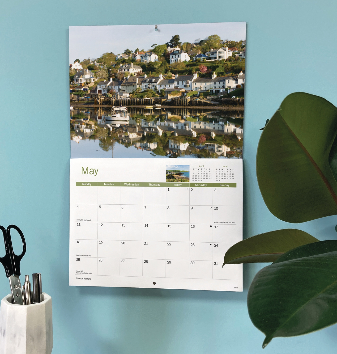CALENDAR,A4,South Devon Coast [Packs Only]