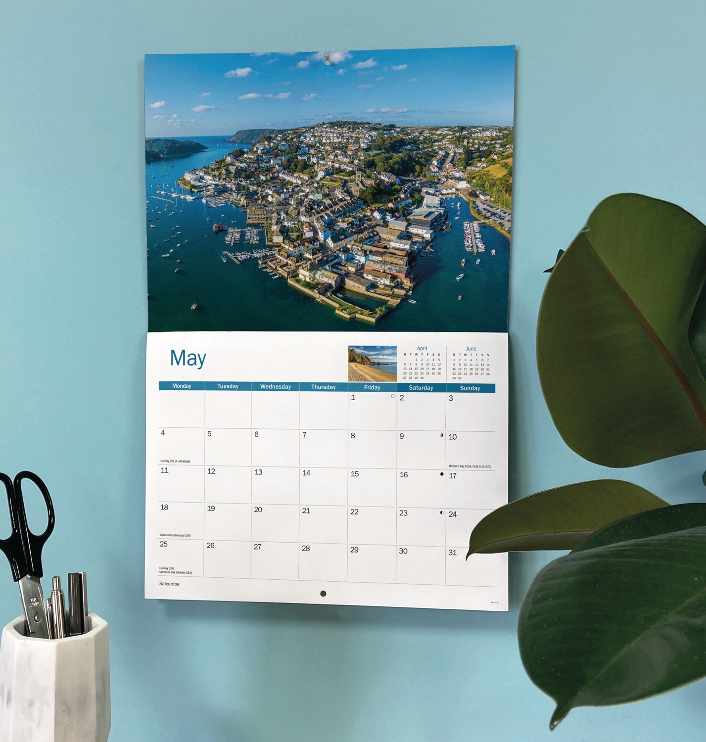 CALENDAR,A4,South Hams [Packs Only]