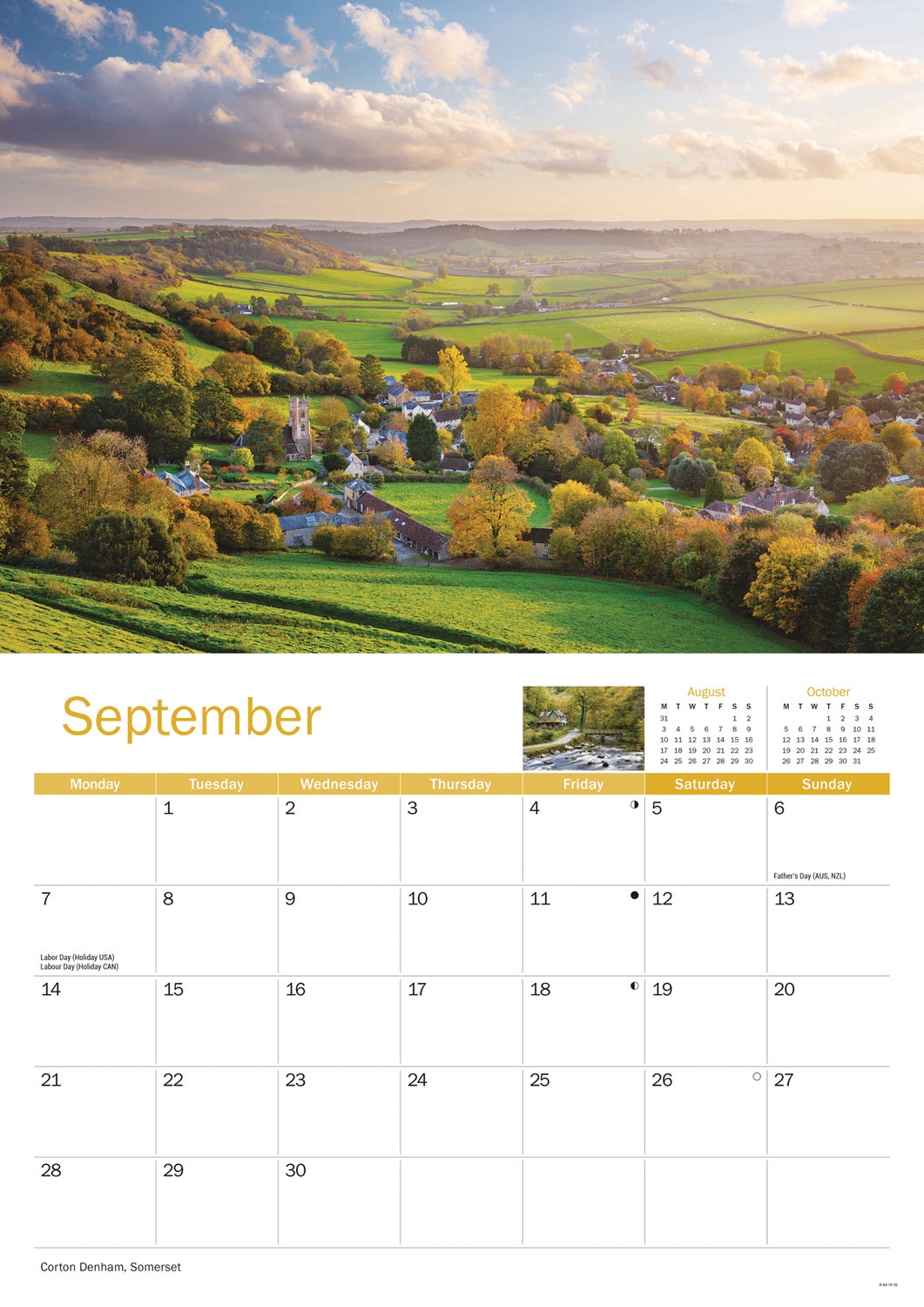 CALENDAR,A4,West Country [Packs Only]