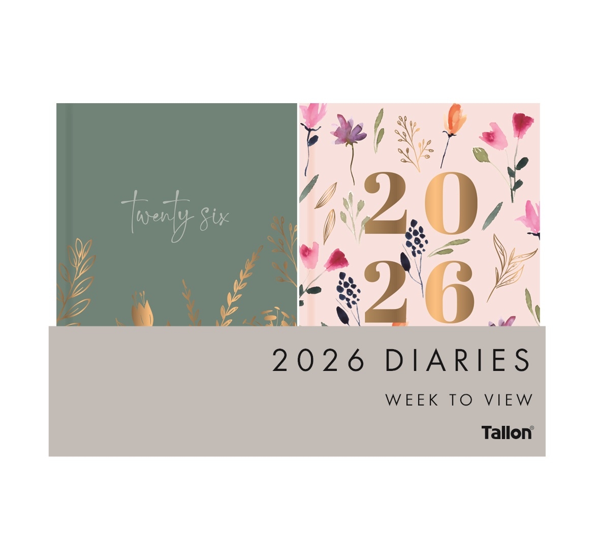 DIARY, Pocket Week To View Floral Meadow 2026 CDU [Packs Only]