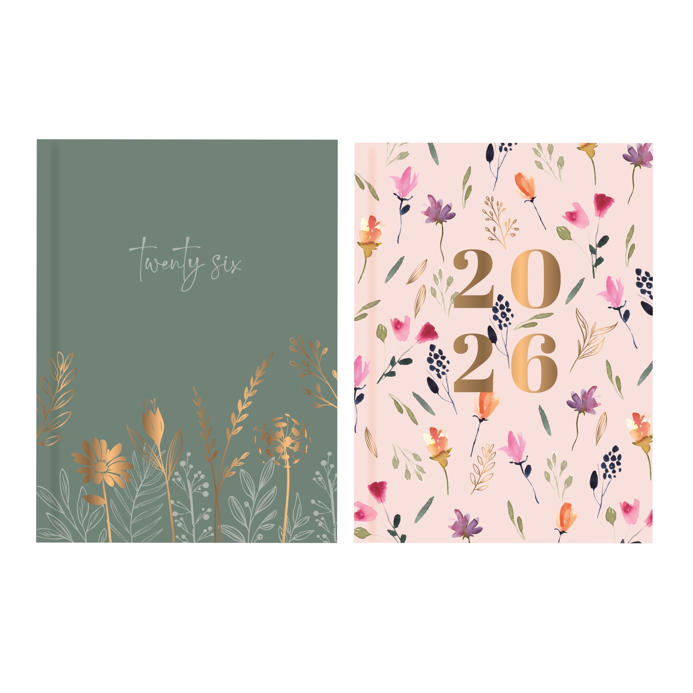 DIARY,A5 Week To View Floral Meadow 2026 CDU [Packs Only]