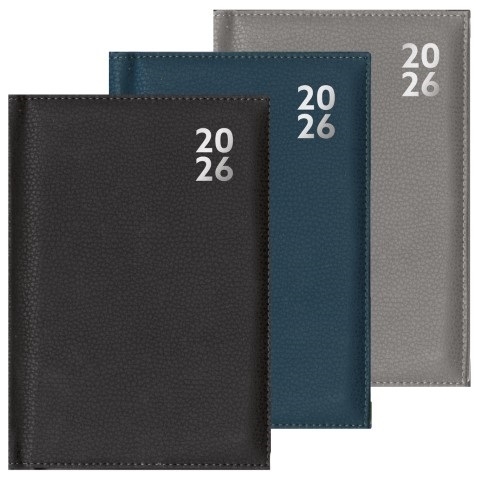 DIARY,Premium,Soft Cover 2026 A4 Week to View, 3 Asst. [Splittable]