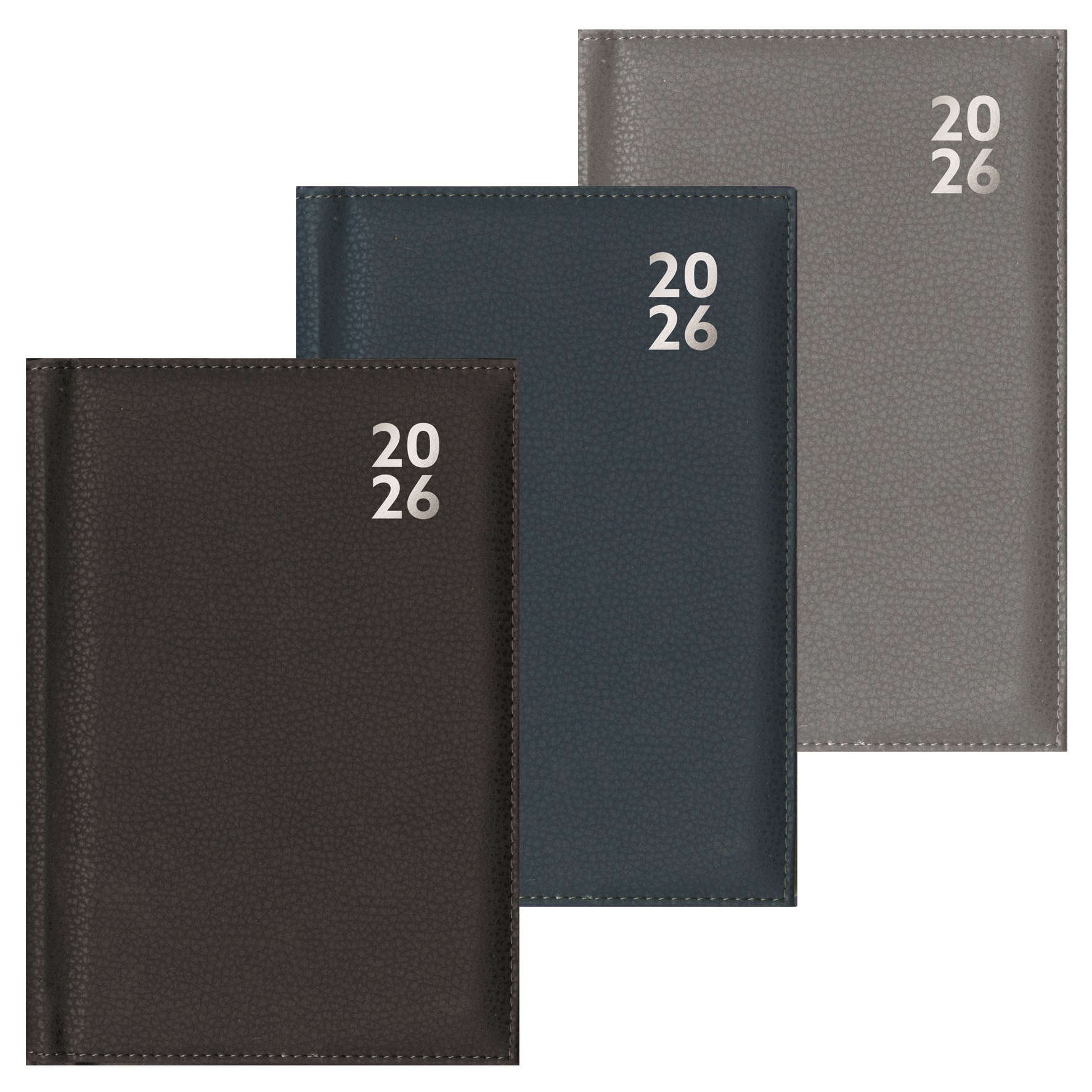 DIARY,Premium,Soft Cover 2026 A5 Week to View, 3 Asst. [Splittable]