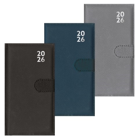 DIARY,Slim & Pen Soft Cover, 2026 Week to View CDU [Packs Only]