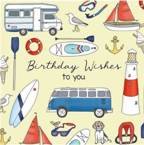 BLANK CARDS,6`s Seaside