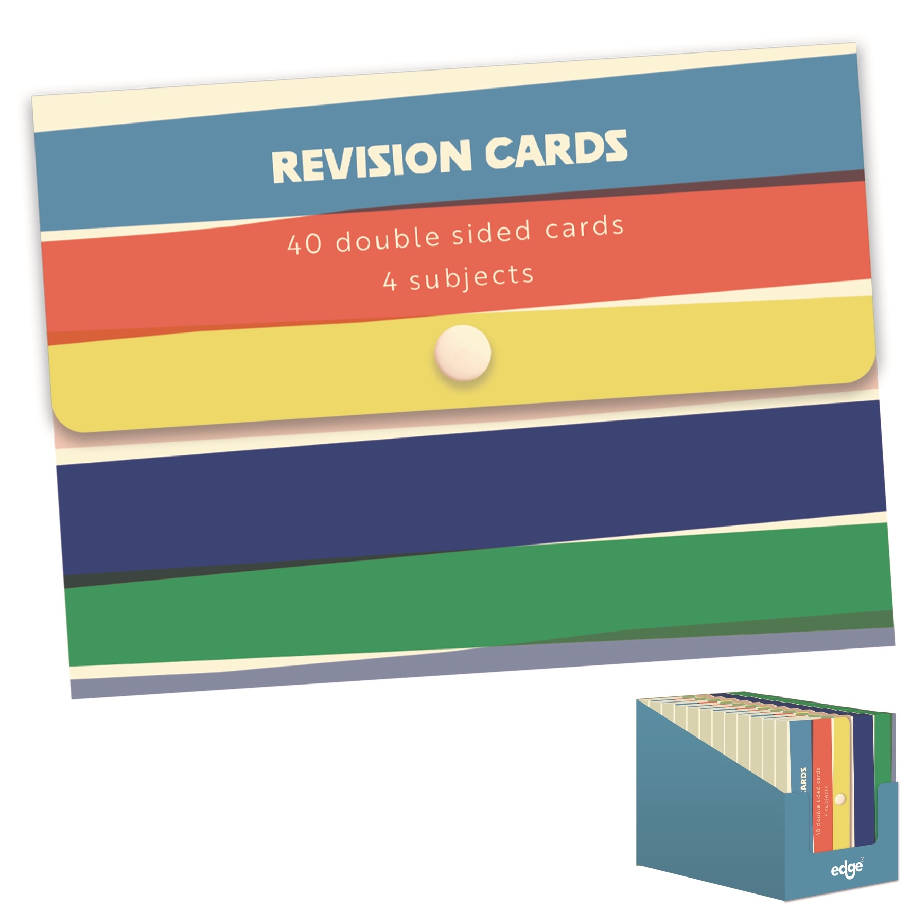 REVISION CARDS,Big Riso Double Sided 6x4in 40`s [Splittable]
