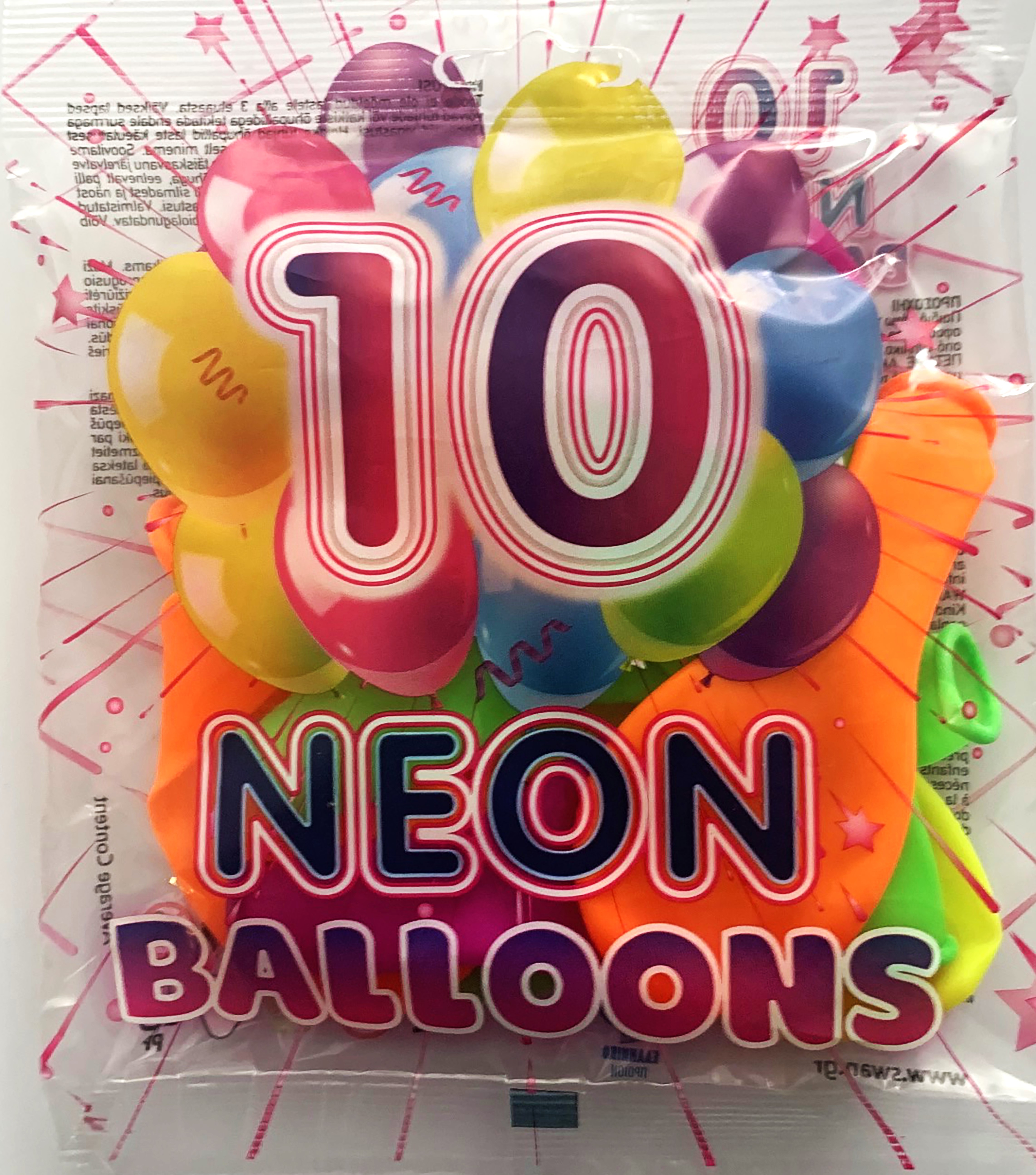 BALLOONS, Neon 10`s 10