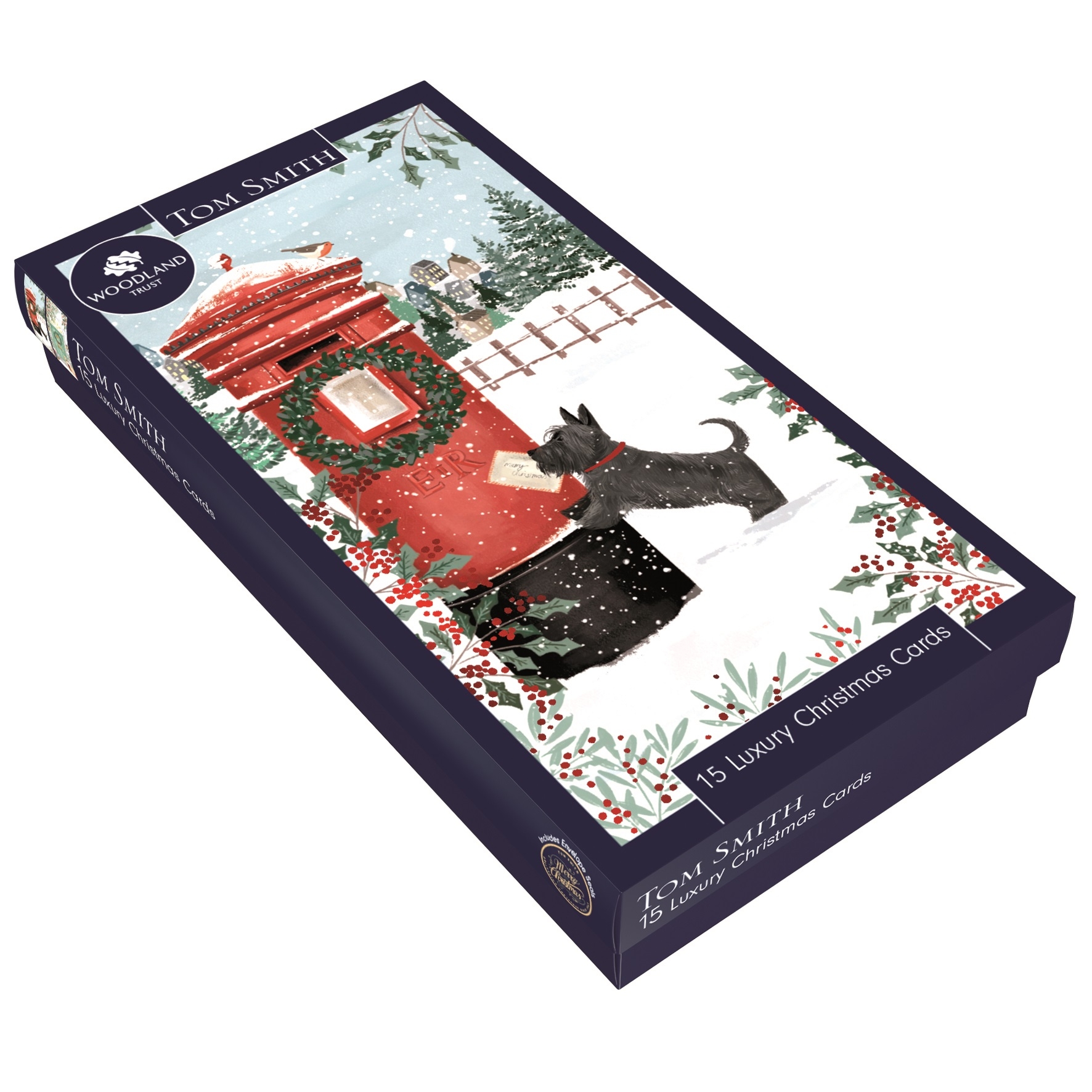 BOXED CARDS,Postbox Front Door Slim 15`s (Bulk) [Packs Only]