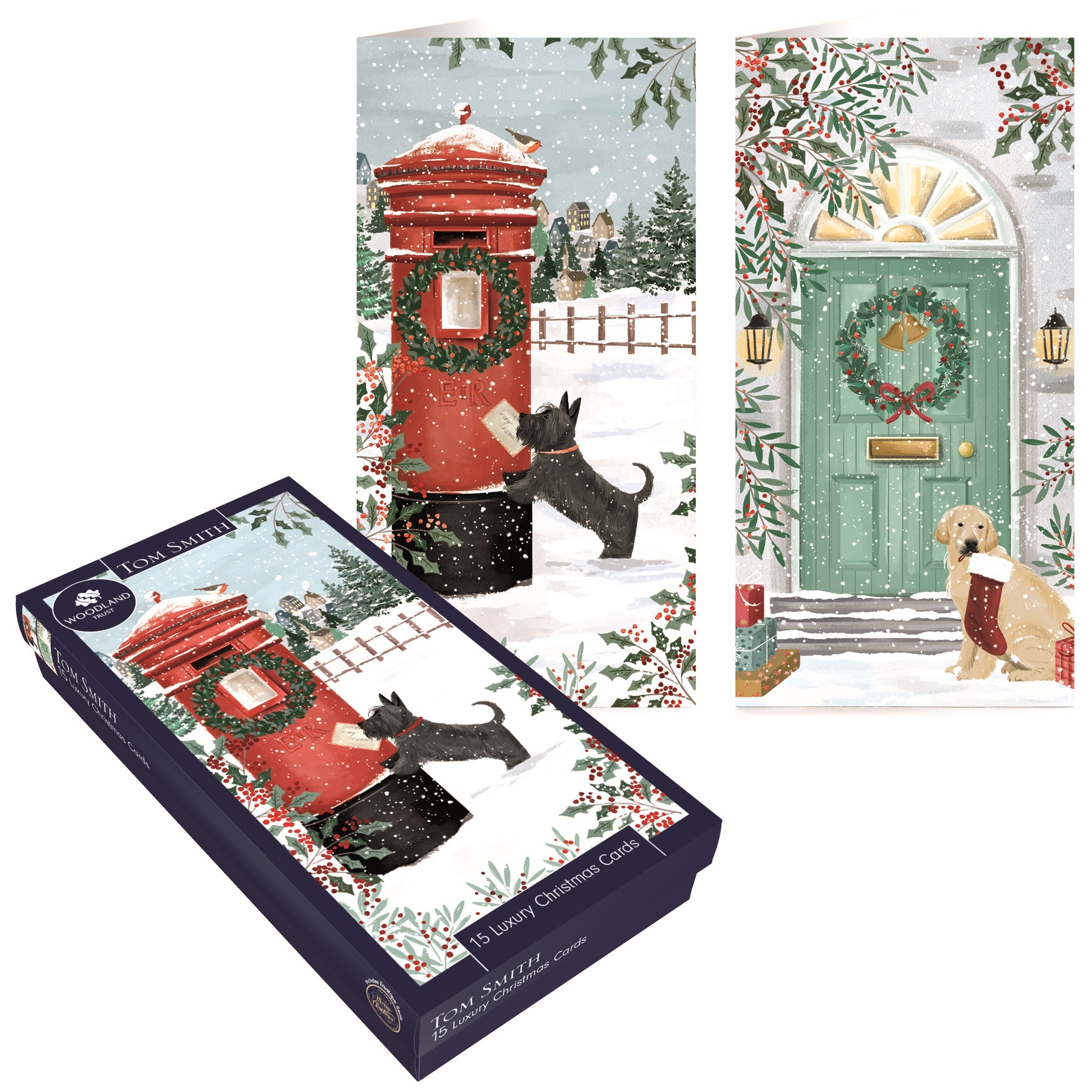 BOXED CARDS,Postbox Front Door Slim 15`s [Splittable]