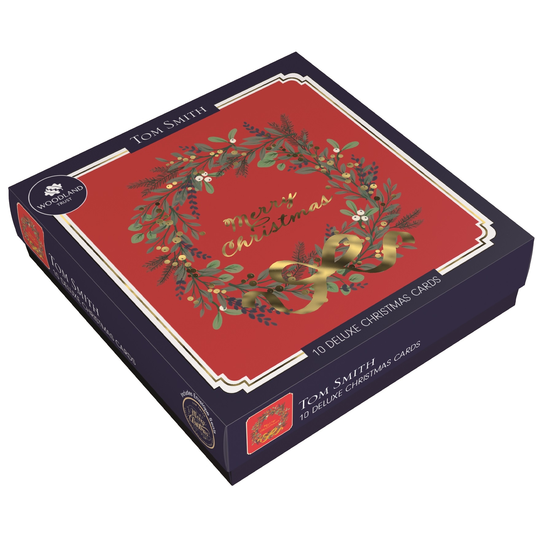 BOXED CARDS,Timeless Noel Deluxe With Insert 10`s [Splittable]