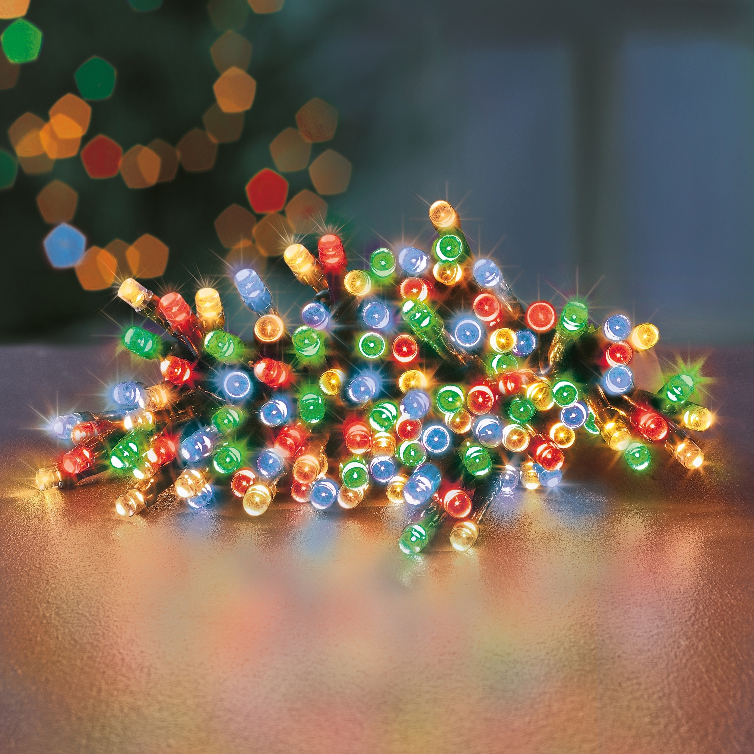 LIGHTS,LED Multi Action Multi Colour Battery Operated 100`s