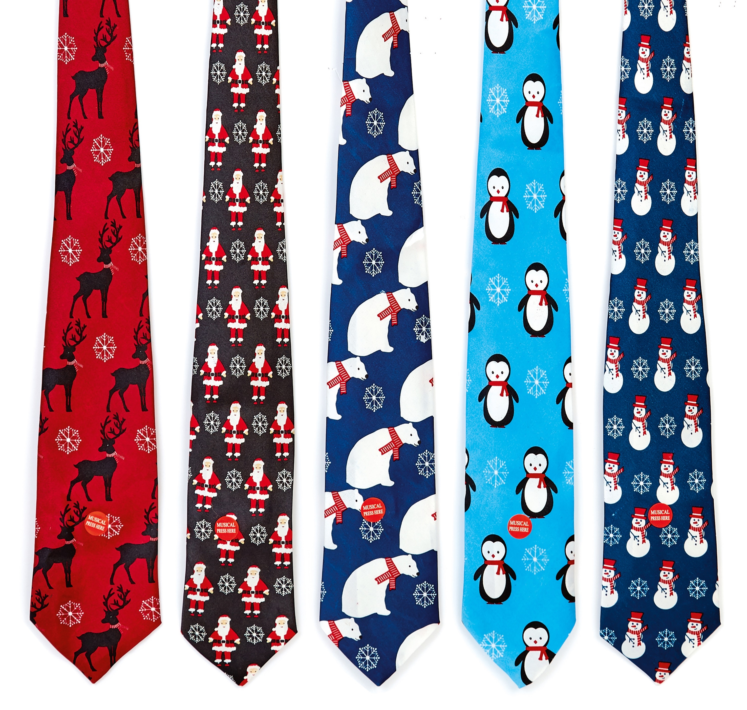 TIE,Musical Christmas Characters 5 Asst [Splittable]