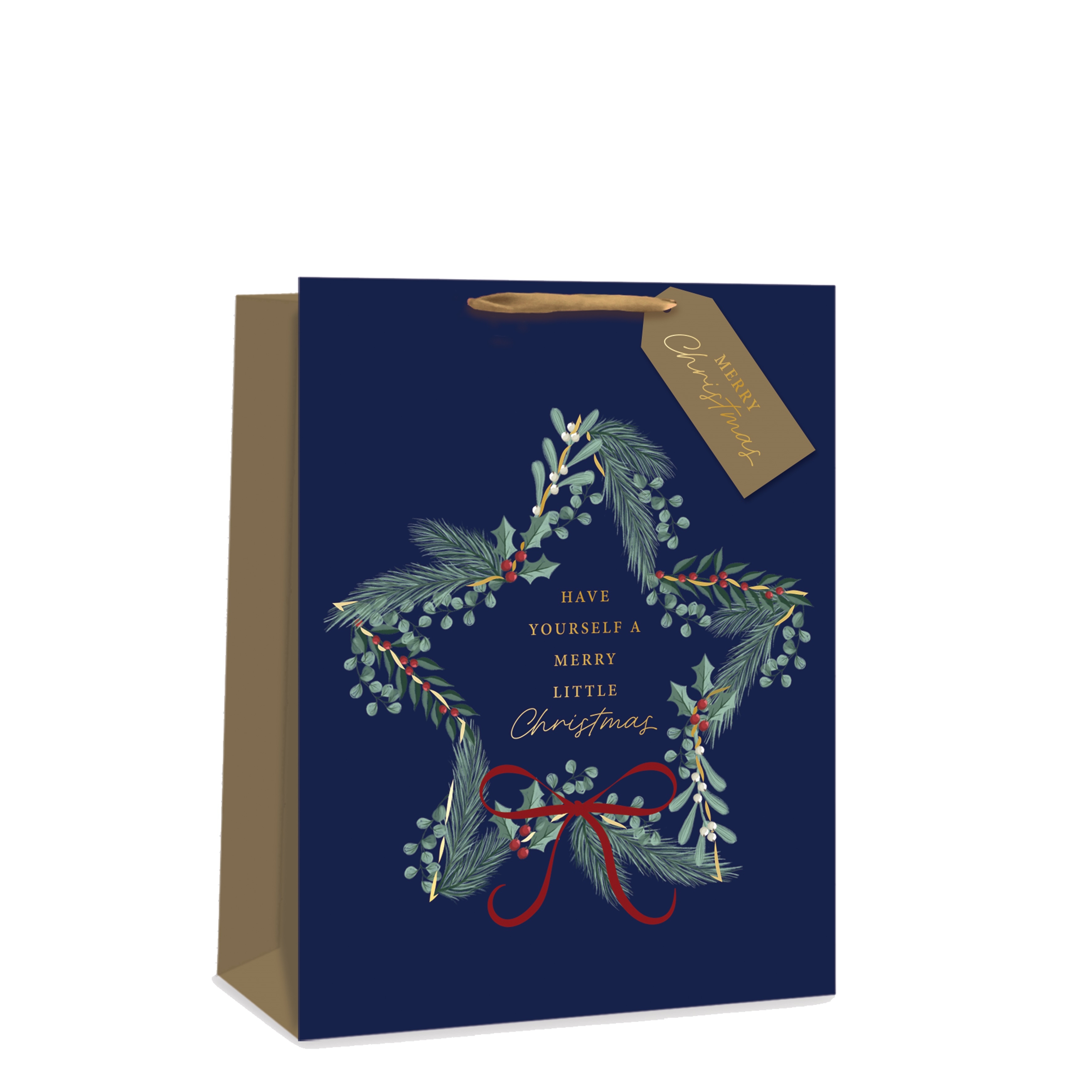 GIFT BAG,Christmas Wreath (Large) [Packs Only]