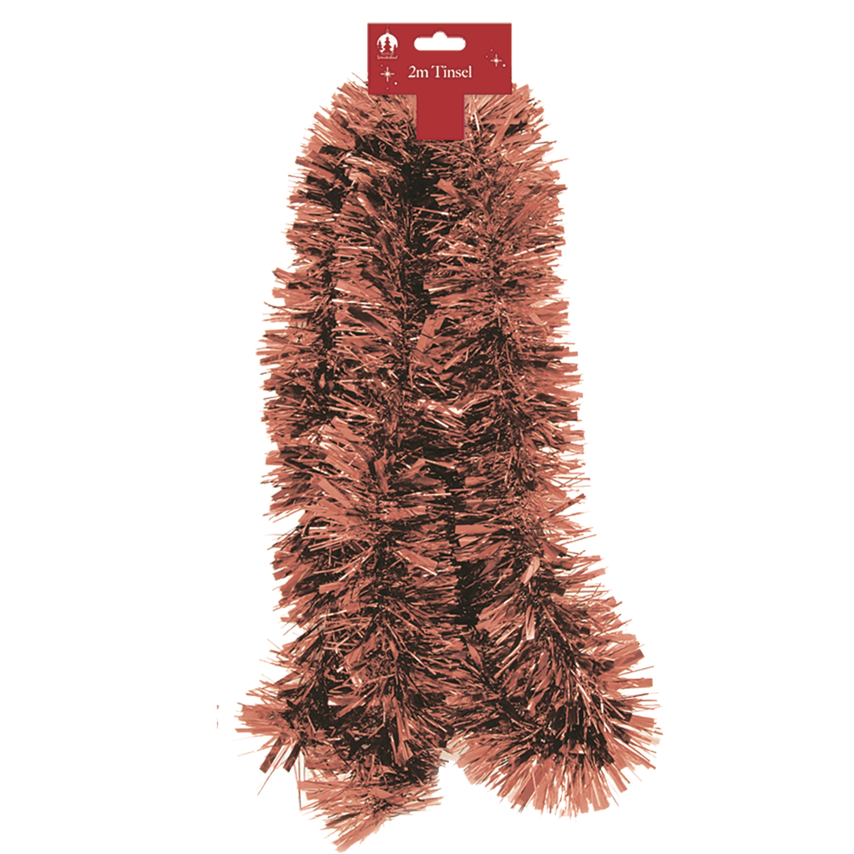 TINSEL,Copper Chunky 6ply 100mm x 2m [Packs Only]