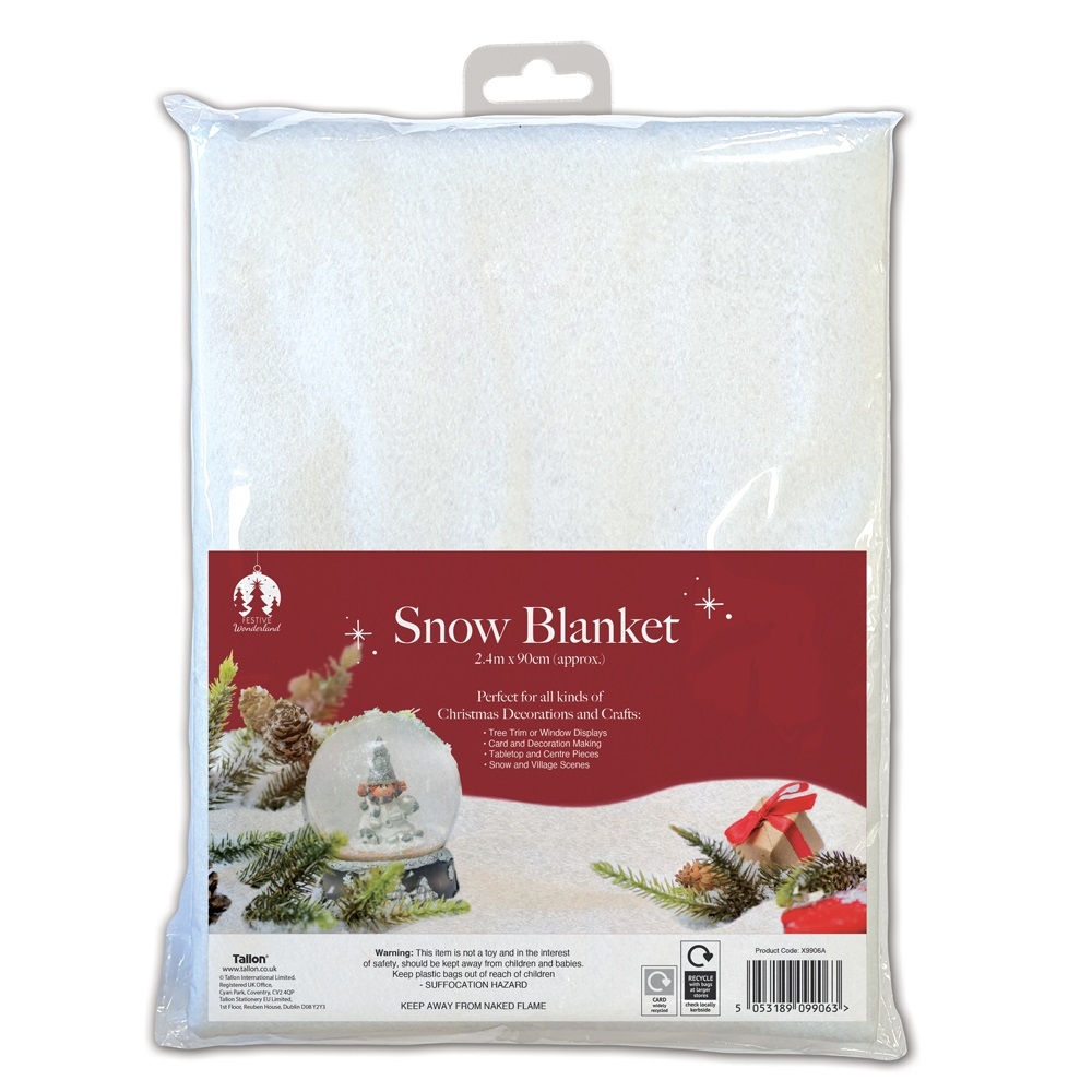 SNOW BLANKET,White 90cm x 240cm [Splittable]