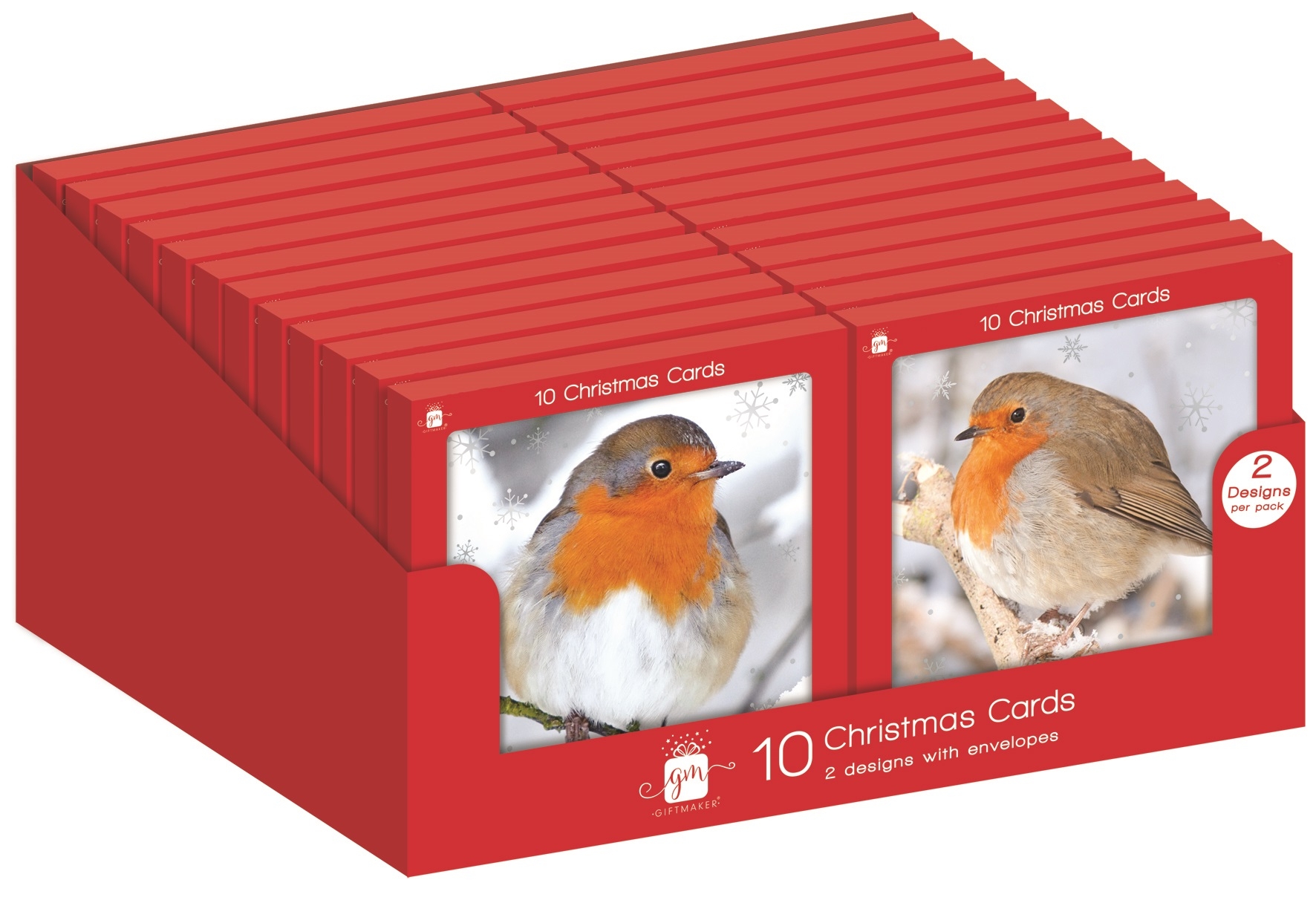 BOXED CARDS,Photographic Robin Square 10`s CDU [Splittable]