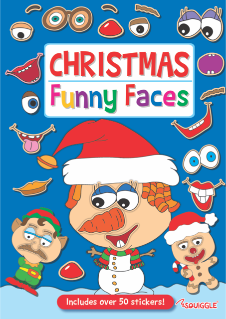 XMAS COLOURING BOOK,Funny Faces [Packs Only]