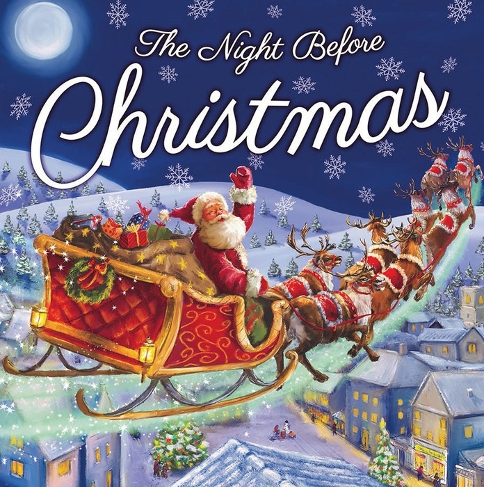 THE NIGHT BEFORE CHRISTMAS Book 25x25cm [Packs Only]