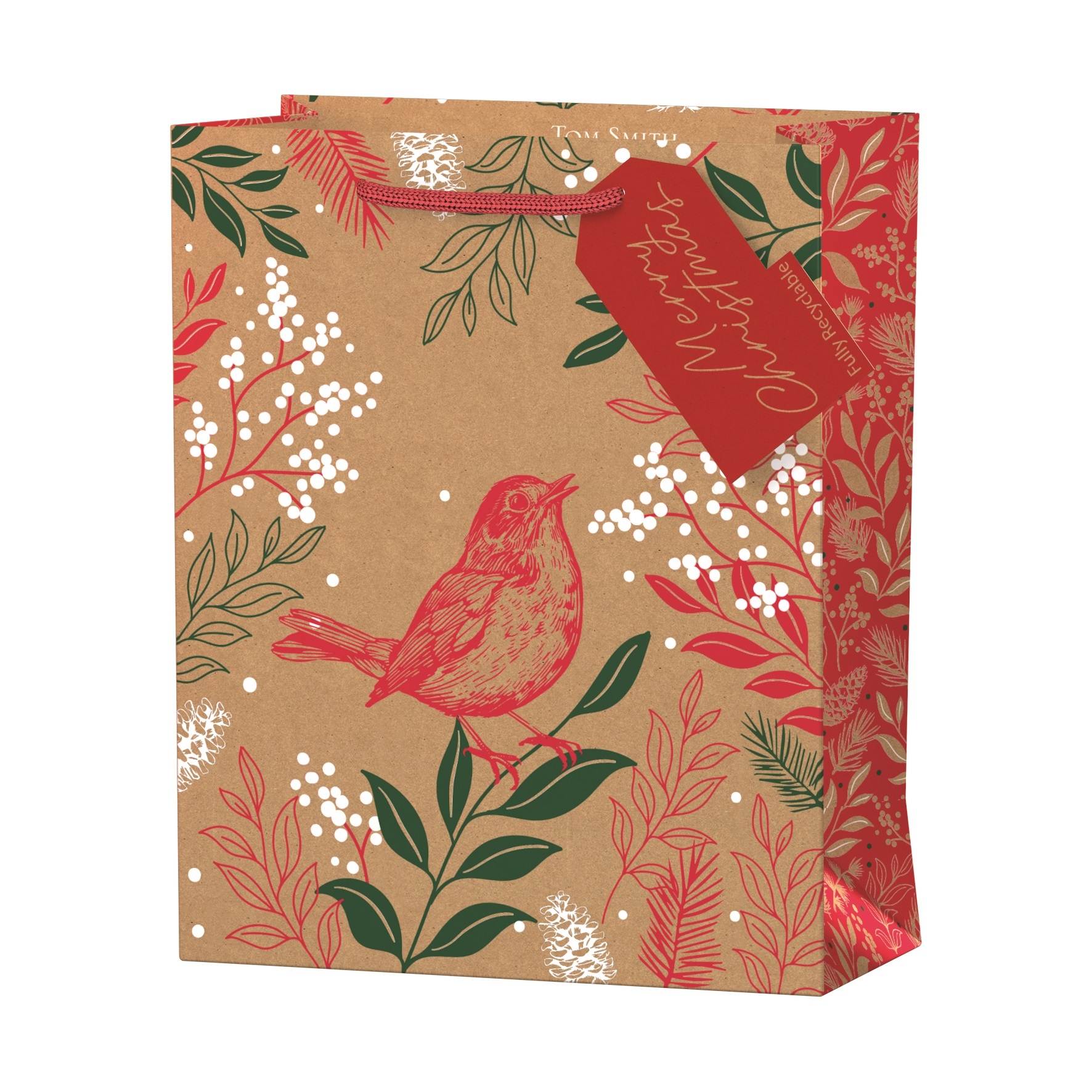GIFT BAG,Red Robin (Medium) [Packs Only]