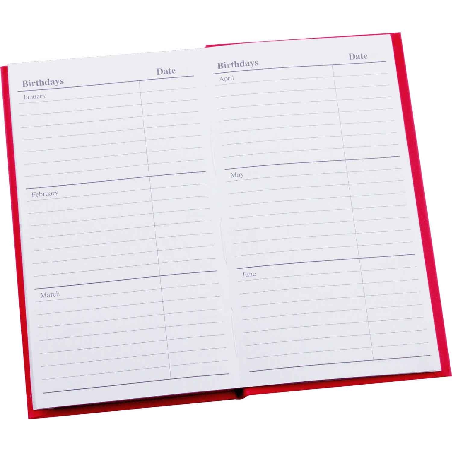 ADDRESS BOOK,Slim 85x148mm Mint Green/Pink [Splittable]