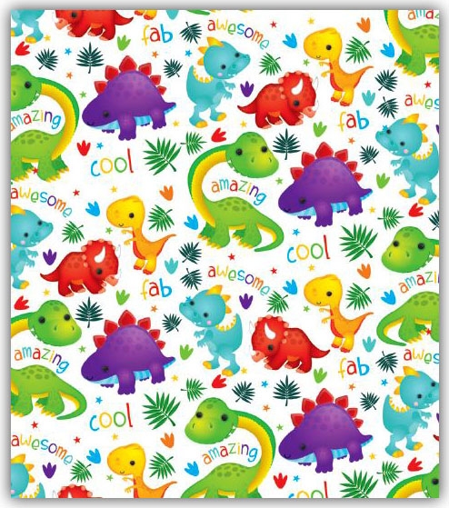 GIFT WRAP,Male Juvenile Dinosaurs [Packs Only]