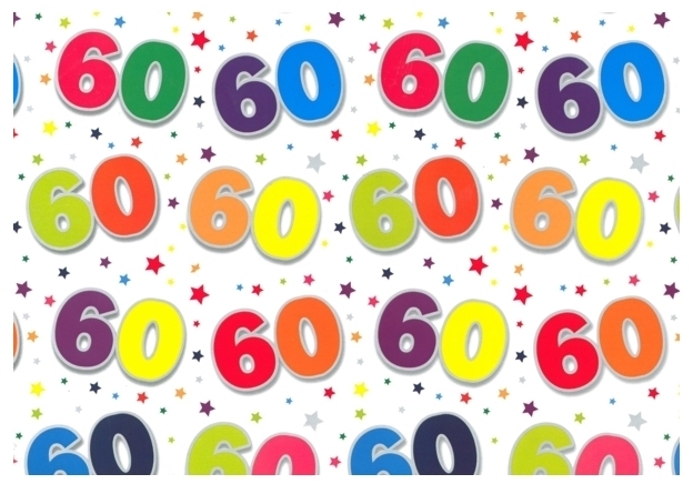 GIFT WRAP,Age 60 [Packs Only]