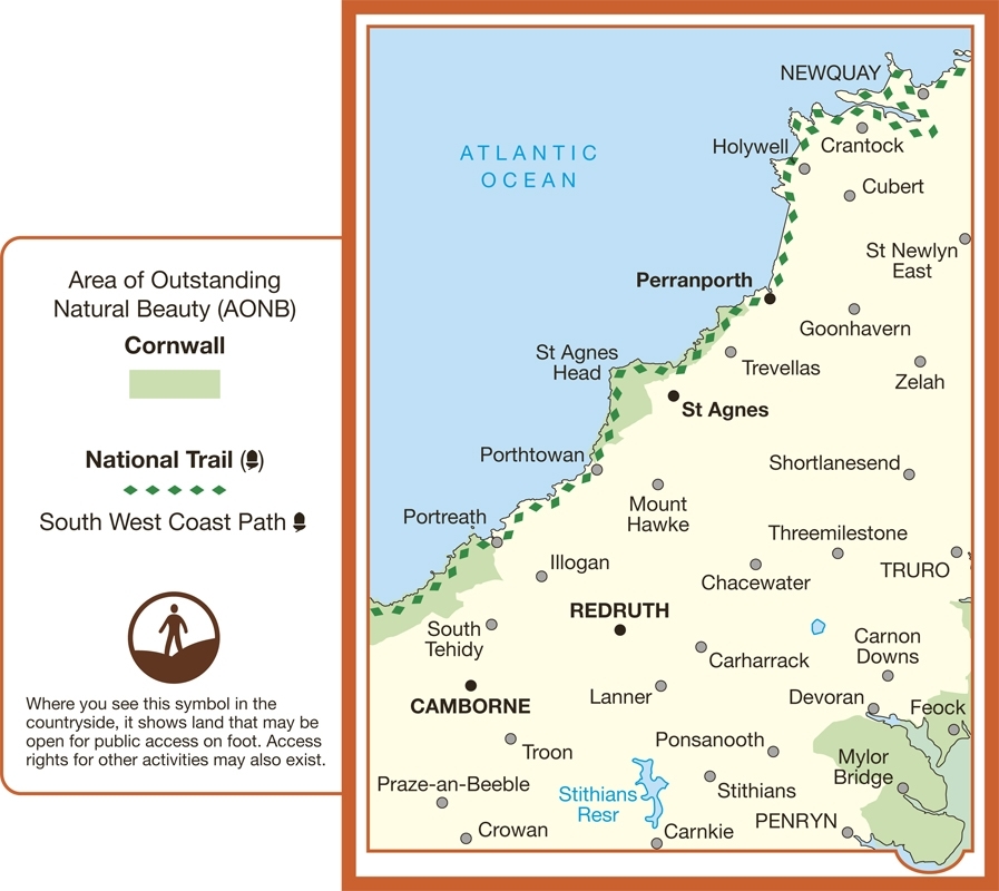 MAP,O/S Redruth & St Agnes 2.5in (Was £12.99) [Splittable]
