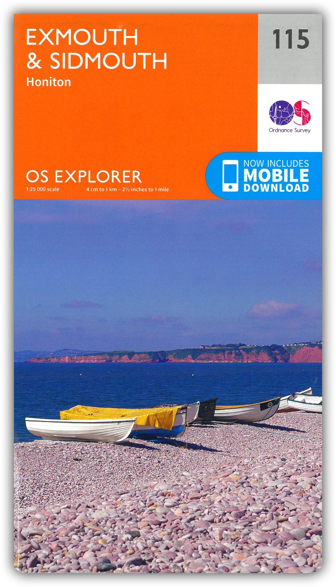 MAP,O/S Exmouth & Sidmouth Explorer 2.5in [Splittable]