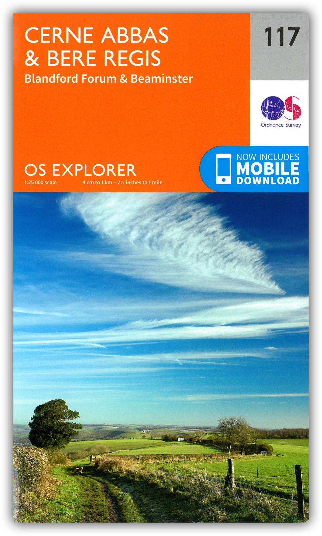 MAP,O/S Cerne Abbas & Bere Regis 2.5in (with Download) [Splittable]