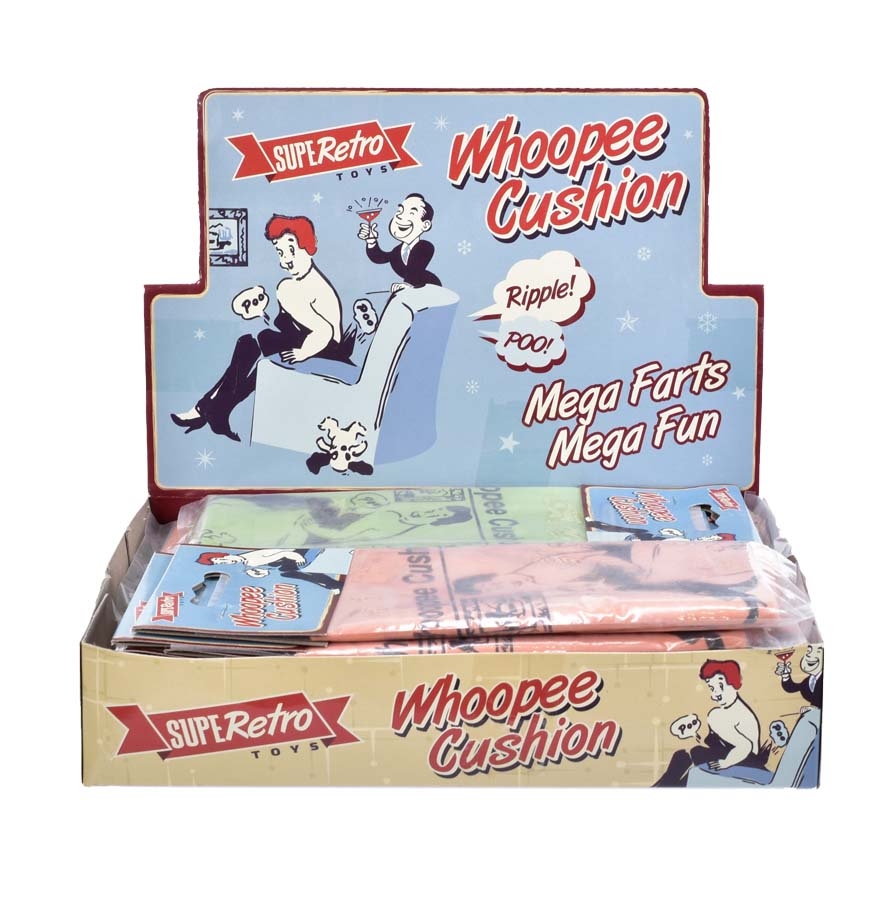 WHOOPEE CUSHION, SUPERETRO H/pk CDU [Packs Only]