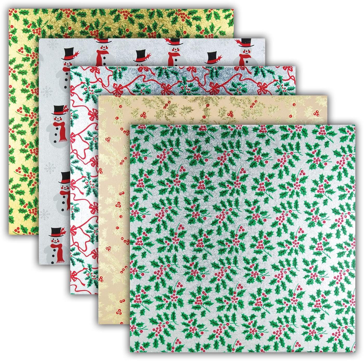 CAKECARD,10in/25cm,Sq Xmas Designs [Splittable]