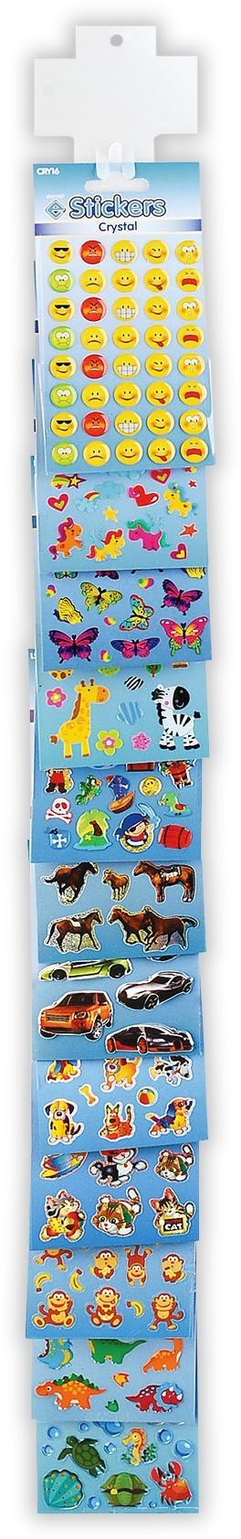 STICKER,Clip Strip Asst. [Packs Only]