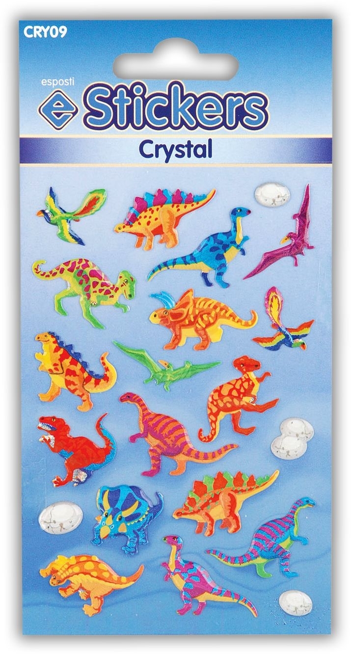 STICKERS,Crystal Dinosaurs [Packs Only]