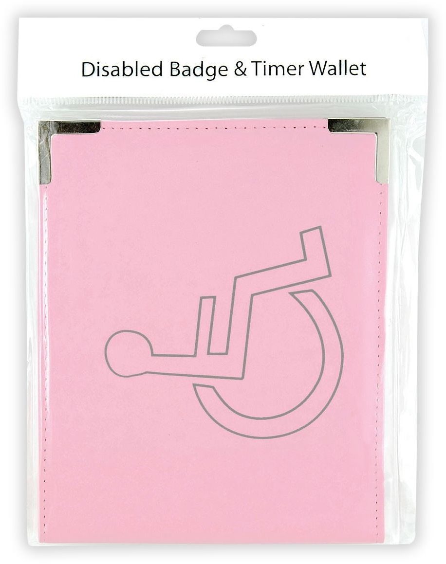 DISABLED BADGE HOLDER,Wallet Pink H/pk [Splittable]