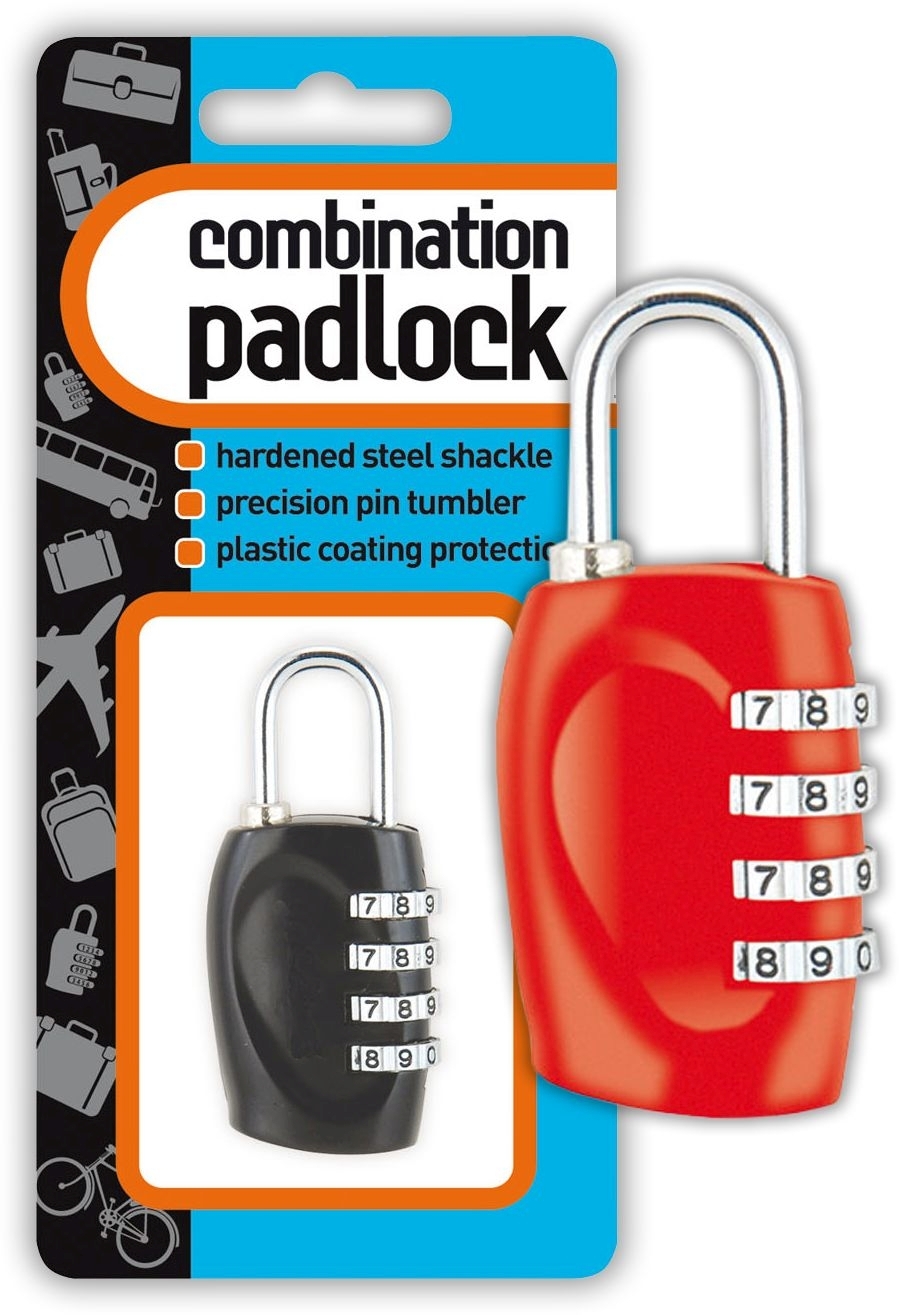 PADLOCK,Combination Asst.Cols I/cd [Splittable]