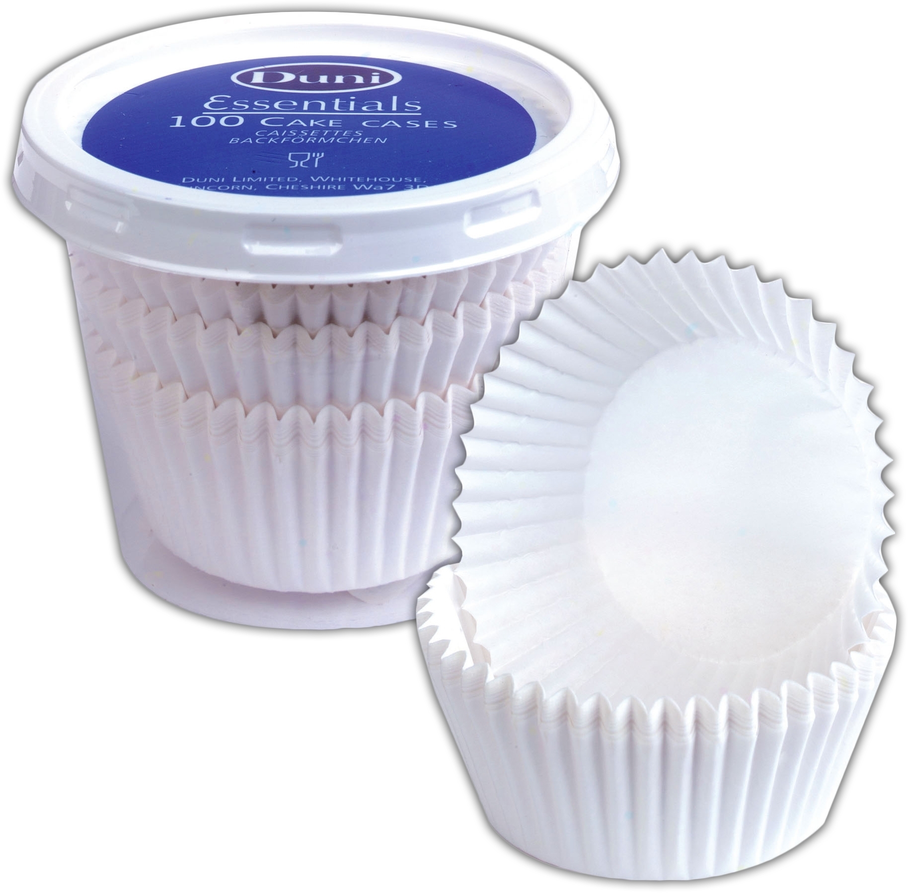 BAKING CAKE CASES,White 75`s [Packs Only]