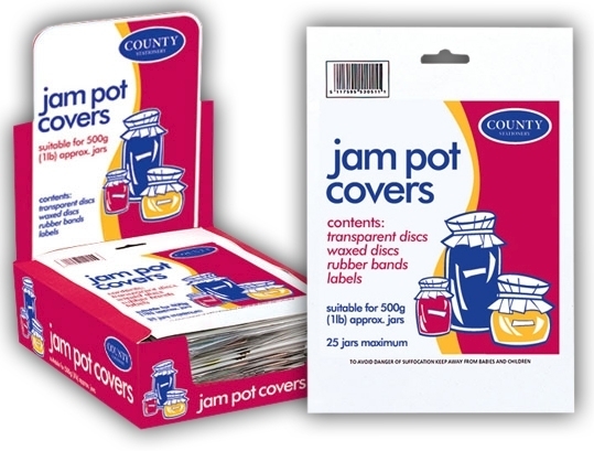 JAM POT COVERS,1lb 25`s H/pk [Splittable]