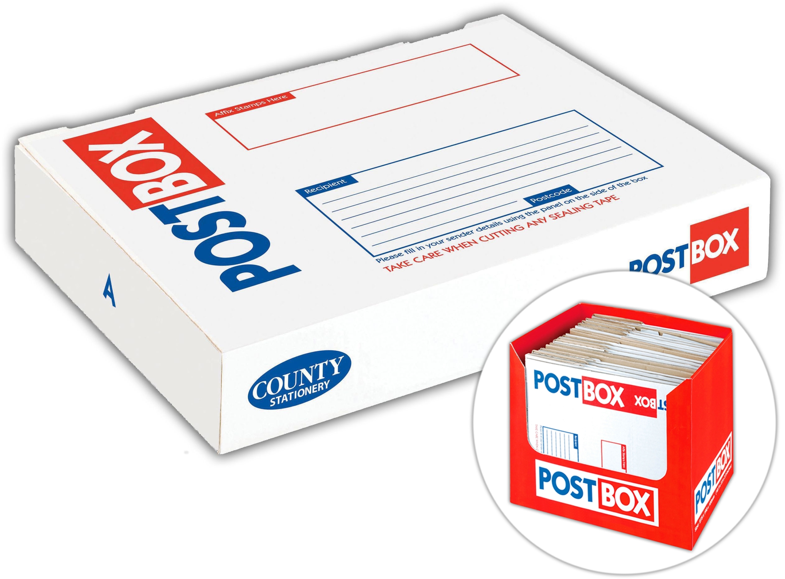 POSTAL BOX,445x355x75mm (Rectangle) [Splittable]