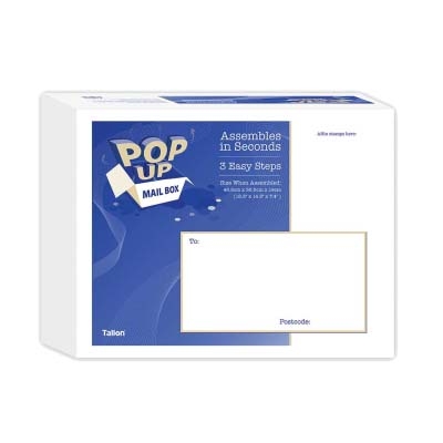POSTAL BOX,Pop Up 435x347x157mm (Large) [Splittable]