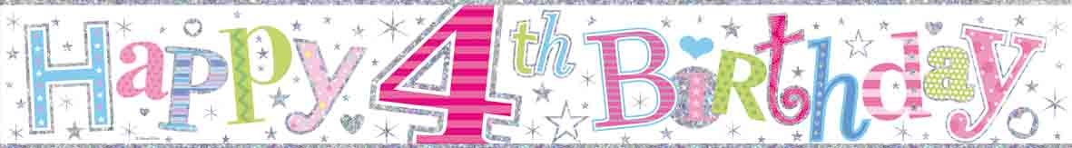 BANNER,Age 4 Girl [Packs Only]