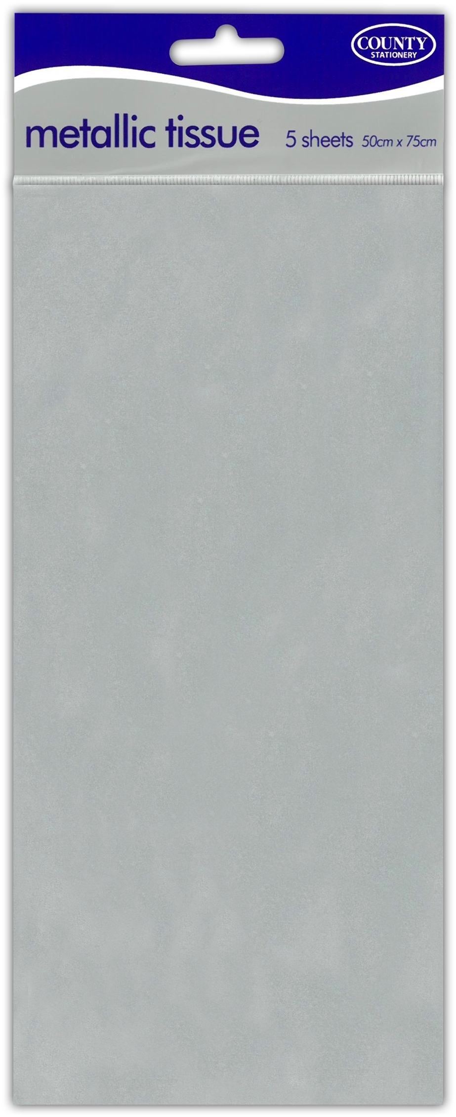 TISSUE PAPER,Silver 5`s H/pk [Splittable]