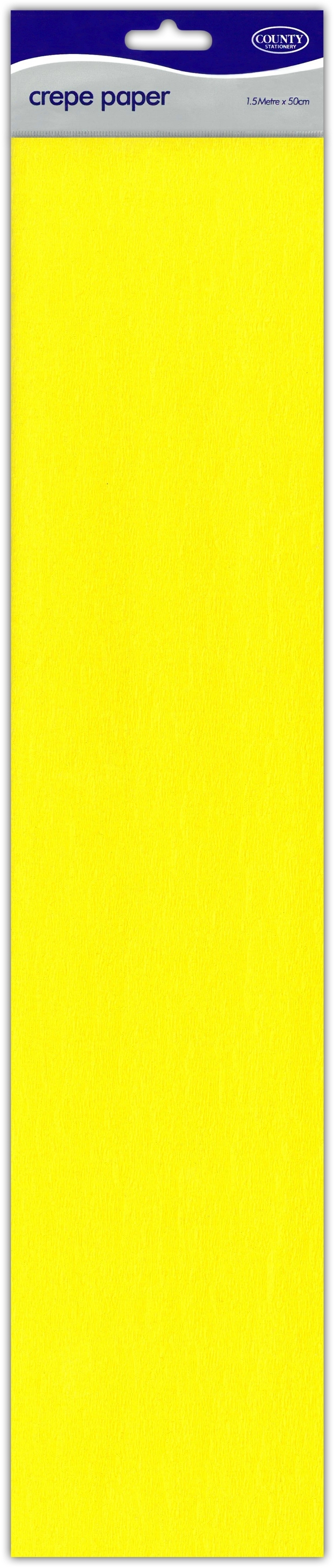 CREPE PAPER,Yellow 40% 1.5m H/pk [Packs Only]
