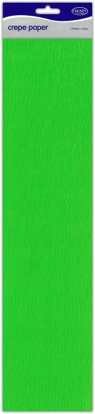 CREPE PAPER,Light Green 40% 1.5m H/pk [Packs Only]