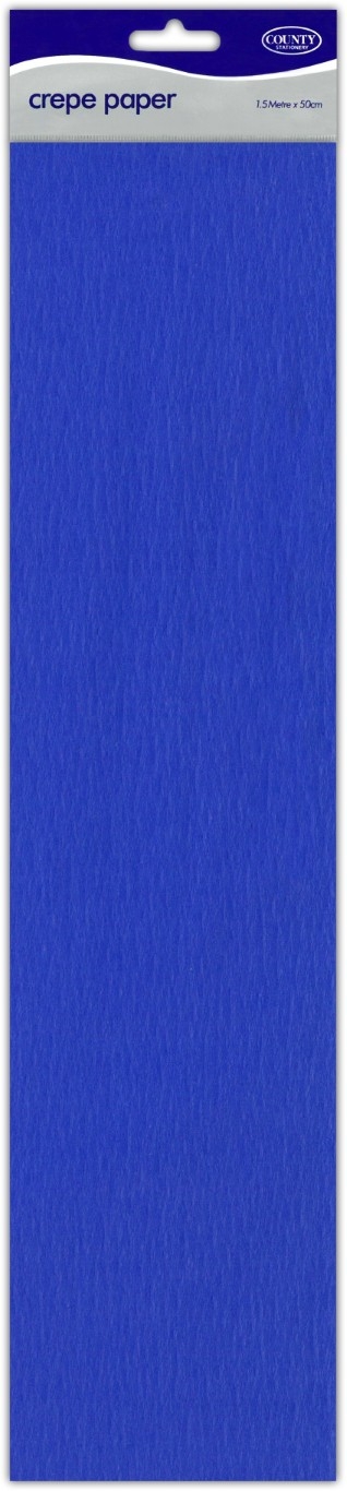 CREPE PAPER,Dark Blue 40% 1.5m H/pk [Packs Only]