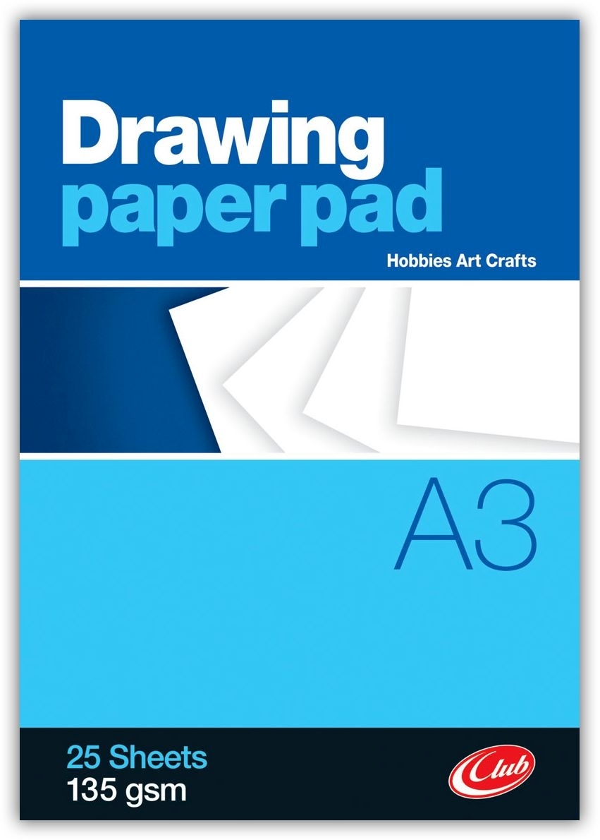 DRAWING PAD,A3 25 Sheets [Packs Only]